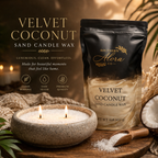 Velvet Coconut Sand Candle Wax – Luxury Coastal Candle Experience | Southern Alora Co