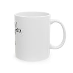 Love You Bye mug | Script typography ceramic mug
