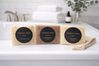 Artisan Soap Sampler Set – 3 Cold Process Soap Bars + Exfoliating Bag