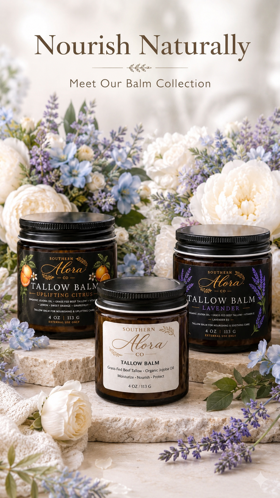 Lavender Tallow Balm – 4 oz