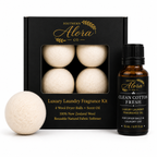 Luxury Laundry Fragrance Kit | 4 Wool Dryer Balls + Scent Oil | Southern Alora Co
