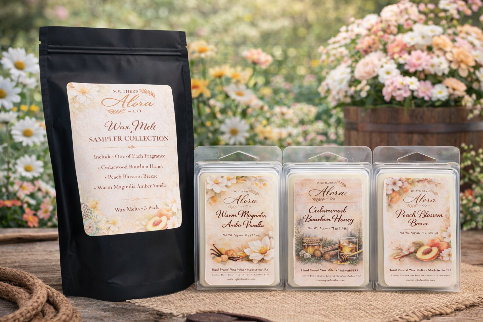 Wax Melt Sampler Collection – 3 Pack