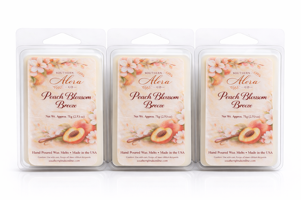 Peach Blossom Breeze Wax Melts – 3 Pack