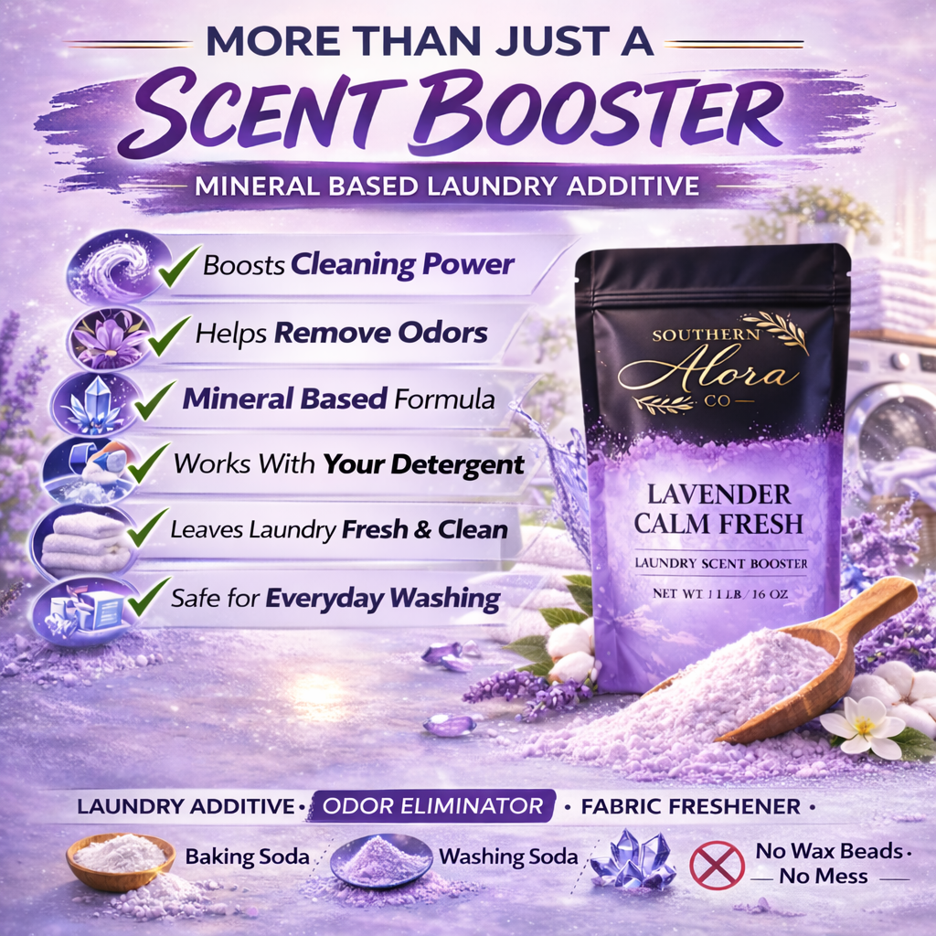 Lavender Calm FreshScent Booster | Long-Lasting Fabric Fragrance | Southern Alora Co