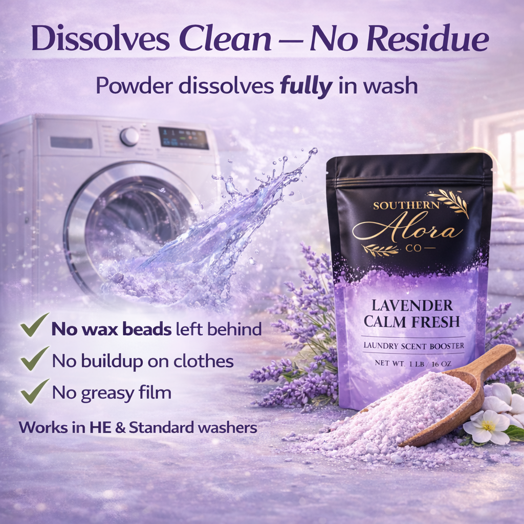 Lavender Calm FreshScent Booster | Long-Lasting Fabric Fragrance | Southern Alora Co