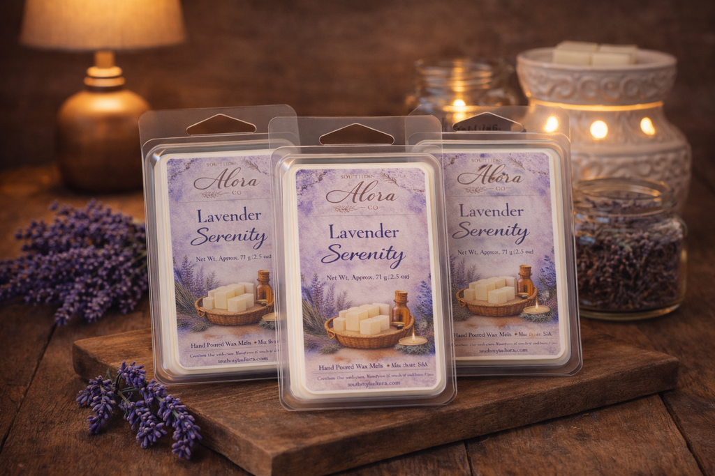 Lavender Serenity Wax Melts-Southern Alora Co.