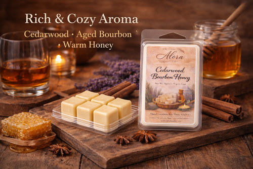 Cedarwood Bourbon Honey Wax Melts