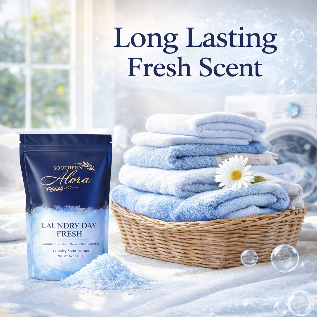 Laundry Day Fresh Laundry Scent Booster | Long-Lasting Fabric Fragrance | Southern Alora Co