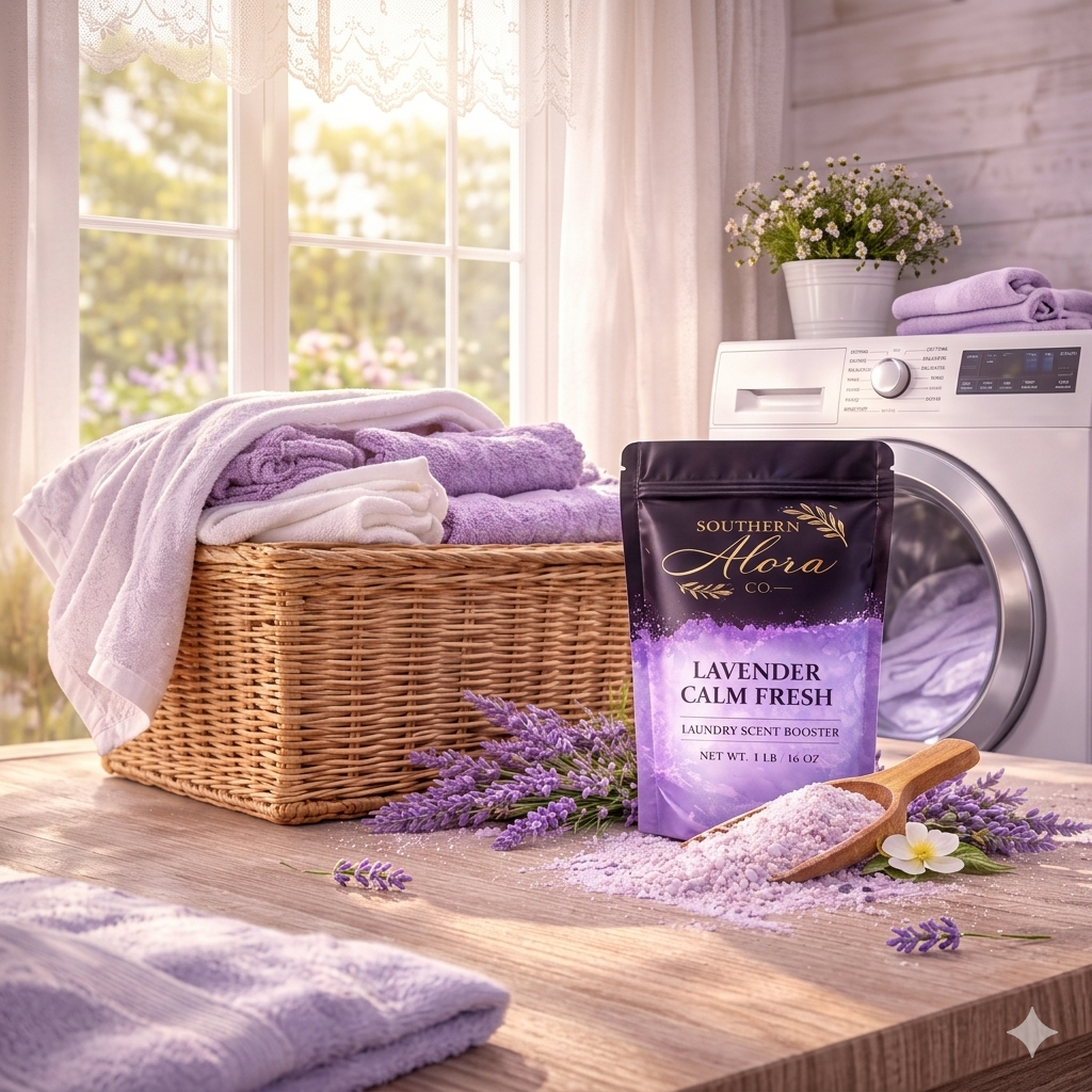 Lavender Calm FreshScent Booster | Long-Lasting Fabric Fragrance | Southern Alora Co