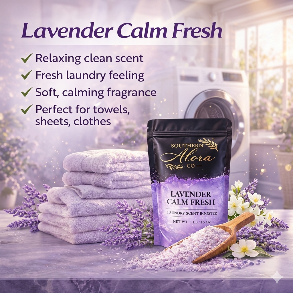 Lavender Calm FreshScent Booster | Long-Lasting Fabric Fragrance | Southern Alora Co