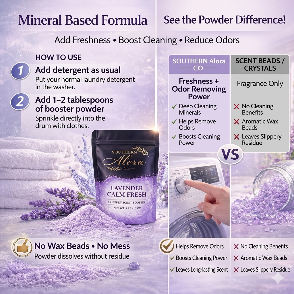 Lavender Laundry Scent Booster – Relaxing Fresh Fragrance for Clothes