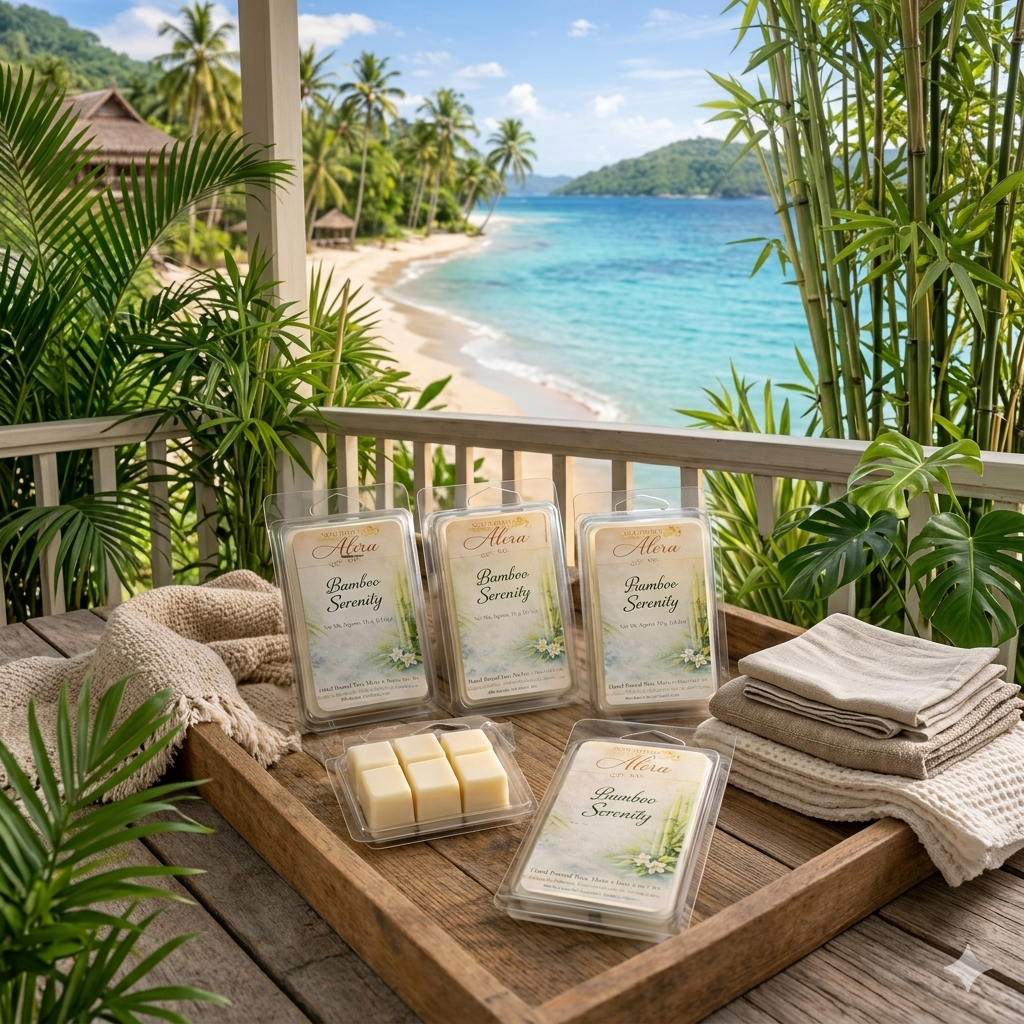 Bamboo Serenity Wax Melts – Fresh Bamboo Spa Fragrance