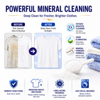 Southern Alora Laundry Scent Booster – Clean Cotton Fresh | Oxygen Boost Formula | Odor Eliminator + Deep Cleaning Mineral Powder | Long-Lasting Freshness | HE Safe (1 lb