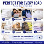 Southern Alora Laundry Scent Booster – Laundry Day Fresh | Oxygen Boost Formula | Odor Eliminator + Deep Cleaning Mineral Powder | Long-Lasting Freshness | HE Safe (1 lb