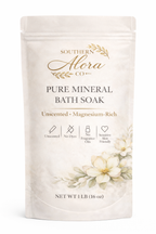 Pure Mineral Bath Soak – Unscented & Magnesium-Rich | 1 lb