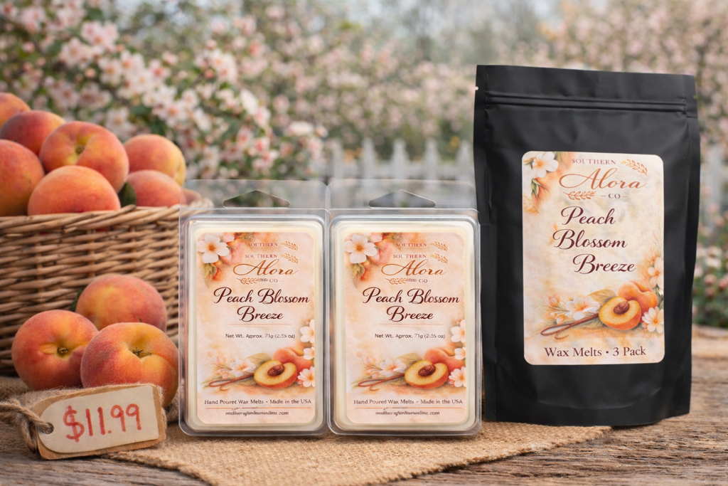 Peach Blossom Breeze Wax Melts – 3 Pack