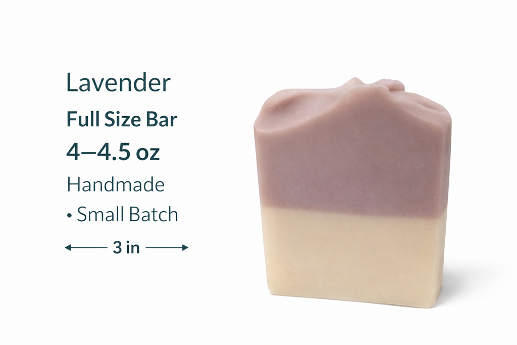 Luxury Handmade Soap Gift Set – Lavender Soap, Farmhouse Bathtub Dish & CASA AGAVE® Exfoliating Bag