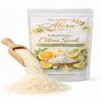 Uplifting Citrus Mineral Bath Soak | Orange & Lemon | Energizing Magnesium Bath | 1 lb