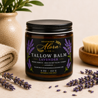 Lavender Tallow Balm – Grass Fed Beef Tallow & Organic Jojoba Oil | 4 oz