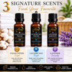 Luxury Laundry Fragrance Kit | 4 Wool Dryer Balls + Scent Oil | Southern Alora Co
