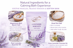 Lavender Serenity Mineral Bath Soak – Epsom & Dead Sea Salt Lavender Bath Salts | 1 lb | Southern Alora