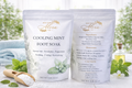 Cooling Mint Foot Soak – Epsom Salt with Peppermint & Eucalyptus (1 lb)