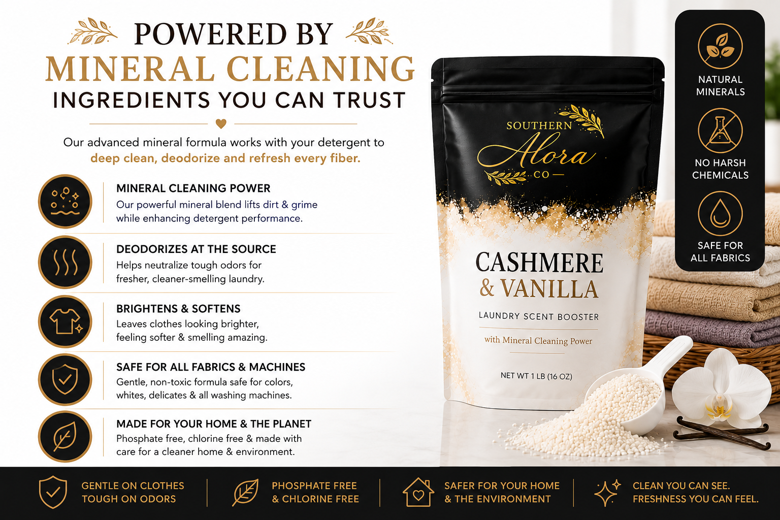 Cashmere & Vanilla Laundry Scent Booster