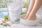Cooling Mint Foot Soak – Epsom Salt with Peppermint & Eucalyptus (1 lb)