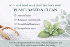 Cooling Mint Foot Soak – Epsom Salt with Peppermint & Eucalyptus (1 lb)
