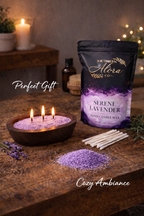Serene Lavender Sand Candle Wax – Luxury Coastal Candle Experience | Southern Alora Co